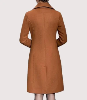 Palm Knit Wool Trench Coat