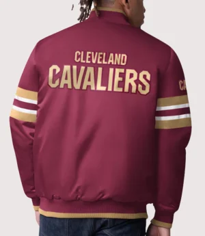 Cleveland Cavaliers Starter Scout Satin Varsity Jacket